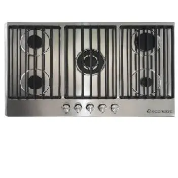 Ecomatic - gas hob 90 cm 5 burners, stainless steel - S9003C