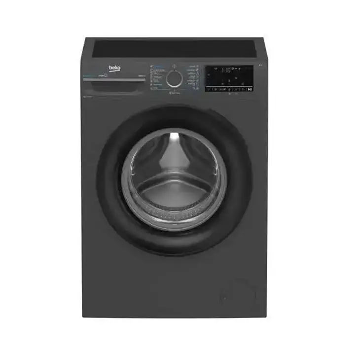 Beko Washing Machine 8Kg Front Loading Full Automatic Digital 1400 Rpm Inverter - Gray - WFST87XA