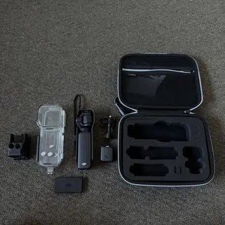 DJI Osmo Pocket 3 Black Gimbal Camera Bundle with Case & Accessories