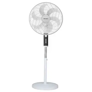 MediaTech Stand Fan 18 Inch - 6 Blades - 75 Watt - White - MTSF50M