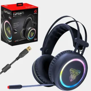 FANTECH HG-15 CAPTAIN USB 7.1 Virtual Surround RGB LED Lights Gaming Headset For Computer