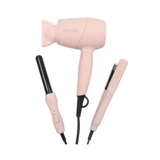Labelle Mini Set Collection Brush 3 Essential Devices in one Stylish - 1000 Watt - Pink - LB006 9966