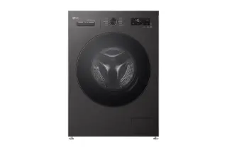 LG 8Kg Front Load Automatic Washing Machine, Platinum Black, F4Y2TYGYZ, Wifi