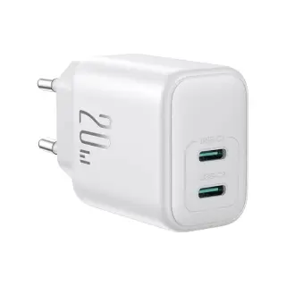 Joyroom JR-TCF12EU Dual Type-C Ports 20W Power Duo Charger شاحن بمنفذين Type-C