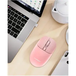 Forev FV-198 2.4GHZ HighEnd Wireless Mouse With USB Nano Receiver Charming design Pink