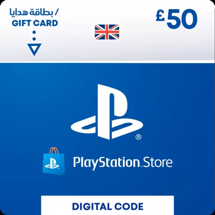 PlayStation Network, GBP 50 PSN Card (UK Store).