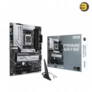 ASUS Prime X670-P WiFi Socket AM5 LGA 1718 ATX Motherboard DDR5-90MB1BV0-M0EAY0