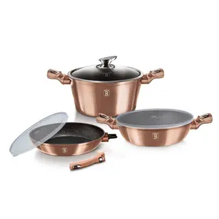 Berlinger Haus 6-piece Cookware Set: Space-Saving and Eco-Friendly