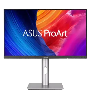 ASUS ProArt Display PA278QGV Gen2 27" QHD IPS Professional Monitor, 120Hz, 95% DCI-P3 Light Sync, ergonomic stand, VESA MediaSync, Green Sustainability, Grey