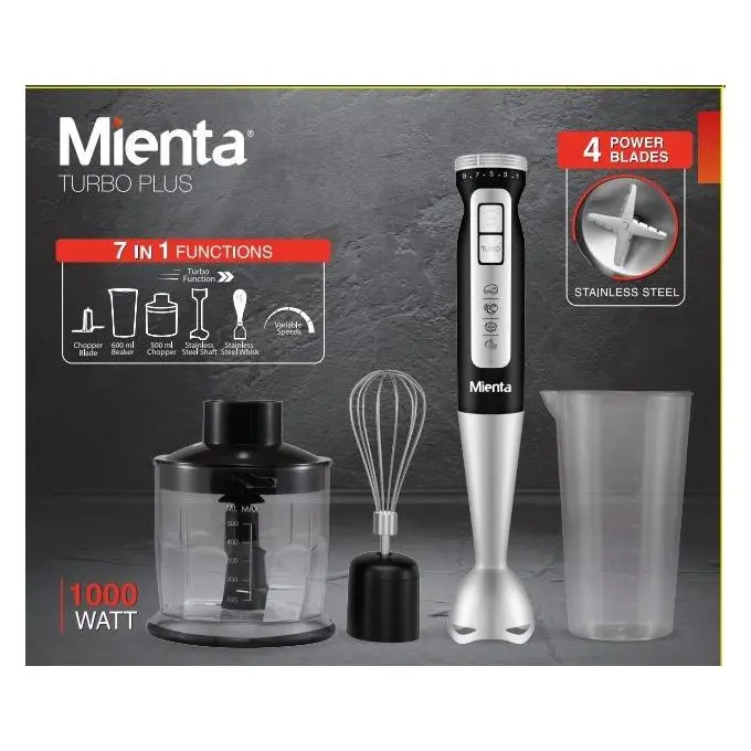 MIENTA HAND BLENDER 7*1 1000WATT