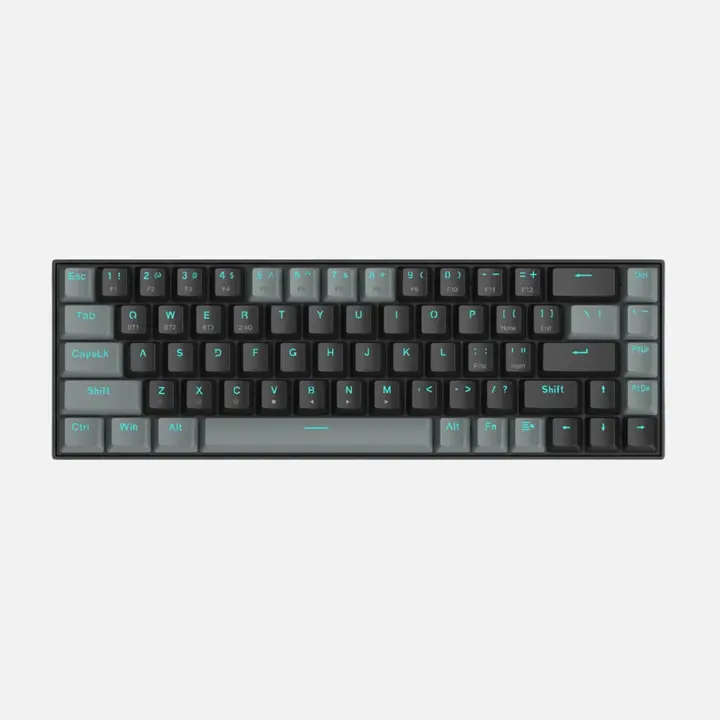 Redragon K662L-K1RS Wireless Portable 60% Mechanical Gaming Keyboard, Red Switches, 2.4G/Bluetooth,