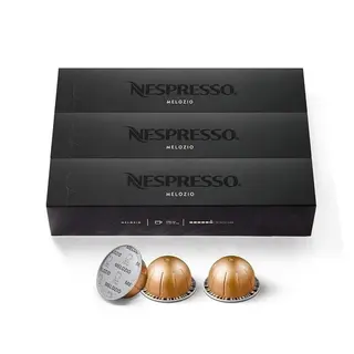 Nespresso Capsules Vertuo, Melozio, Medium Roast Coffee,30-Count Pods,Brews7.8oz