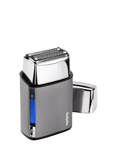 BaByliss Super-X Double Foil Cordless Electric Shaver, Silver