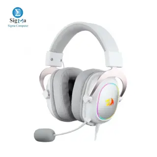 Redragon H510 RGB Zeus-X Wired Gaming Headset - White