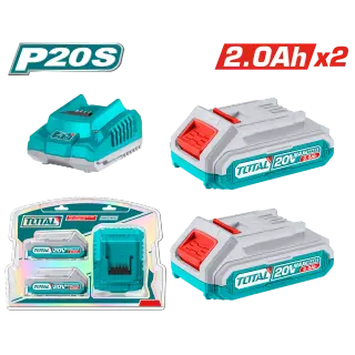 طقم 2 بطارية 20 فولت و شاحن, TFBCPK2212