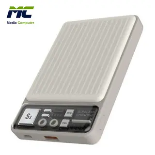 DEVIA Extreme Speed Series 22.5W Magnetic Wireless Power Bank 10000mAh S28, Ivory