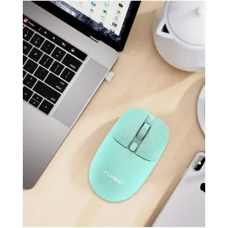 Forev FV-198 2.4GHZ HighEnd Wireless Mouse With USB Nano Receiver Charming design Green