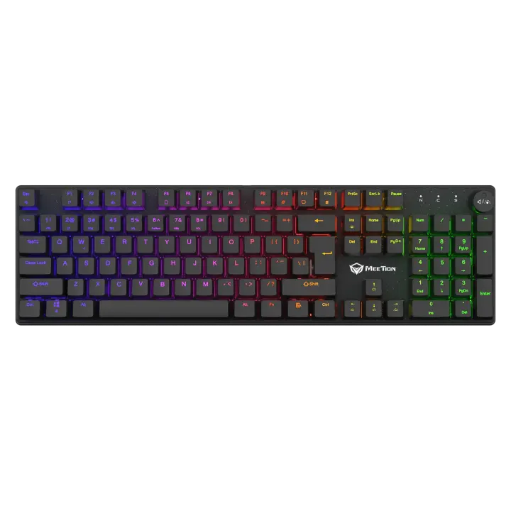 Meetion MK009 Red Switch Rainbow Hot-Swap Mechanical Keyboard
