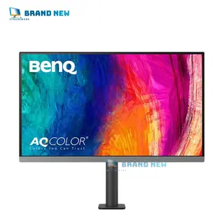 BenQ DesignVue PD2706UA 27″ 4K HDR Creative Monitor with Ergo Arm (Dark Gray)