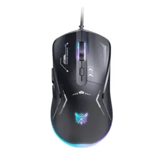 Onikuma CW917 RGB Wired Gaming Mouse adjustable 3600 DPI smooth tracking customizable RGB lighting ergonomic comfort and durable buttons for top gaming performance.