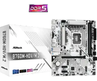 ASRock B760M-HDV/M.2 DDR5 LGA 1700 INTEL Motherboard