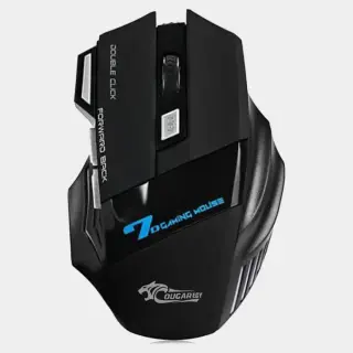 COUGAR-EGY dual mode Bluetooth Wireless Mouse for Laptop with USB C , 3 in 1 (Bluetooth, 2.4G,Type C) LED Wireless Mouse Rechargeable with 3200 DPI, RGB Light, Mouse for PC, laptop X8, Black