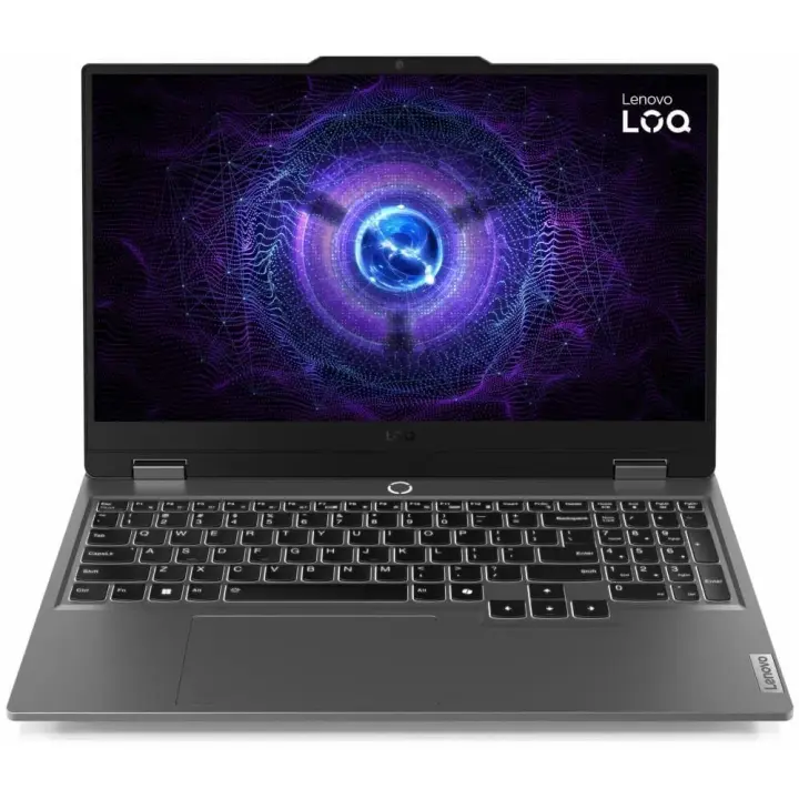 Lenovo LOQ 15IRX9 Gaming Laptop, Intel Core i7 13650HX Processor, 15.6 Inch FHD Display, 512 GB SSD, 16 GB RAM DDR5, NVIDIA GeForce RTX 3050 6 GB Graphics, DOS, Luna Grey - 83DV008QED