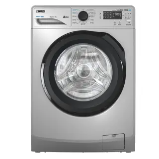 Zanussi Washing Machine, 8 Kg, Automatic, Silver, Black Door, Zwf8240Sb