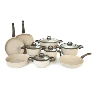 14-Piece Bio Granite Cookware Set