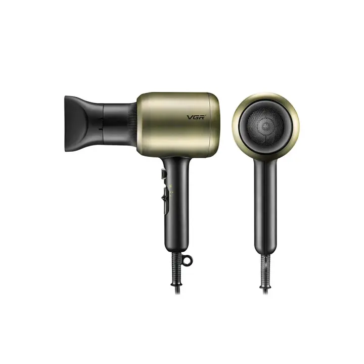 V-453 Electric Hair Dryer - Black/Gold