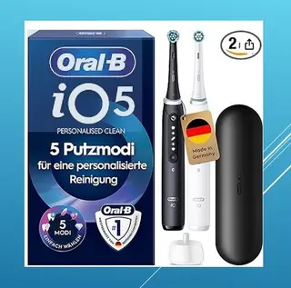 Oral-B iO Series 5 Electric Toothbrush, Double Pack,