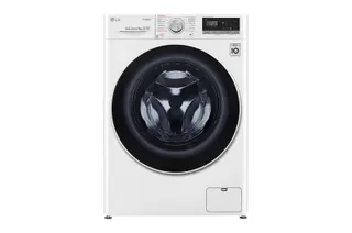 Front Load Washer 9KG , AI Direct Drive Motor , Steam , White Color
