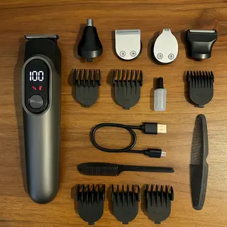 Beard Trimmer for Men Rechargeable Grooming Kit Hair Clipper Shaver Set USB New