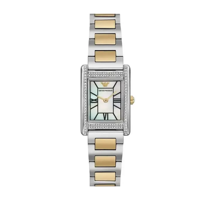 ساعة Emporio Armani Genni AR11642 نسائية Mother of Pearl ثنائية اللون