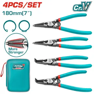طقم بنس تيل TOTAL CIRCLIP PLIERS SET 7″ THTJ214042