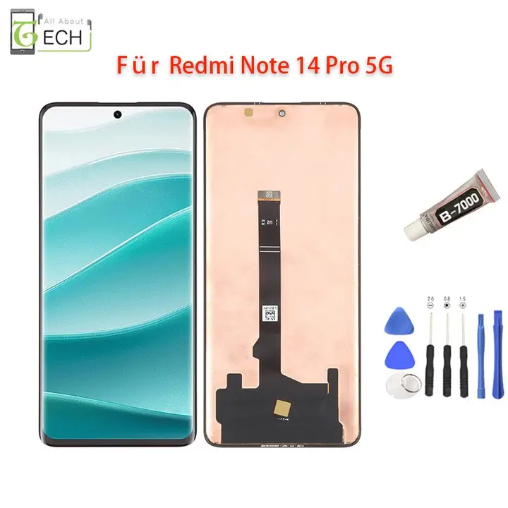 Original Xiaomi Redmi Note 14 Pro 5G 24090RA29G LCD Display Bildschirm