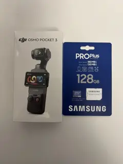 DJI Osmo Pocket 3 Standard Combo Camera Black Brand New & Sealed with 128gb SSD