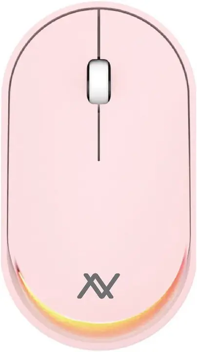 L'avvento (MO18P) Dual Mode Bluetooth, 2.4GHz Mouse with Re-Chargeable Battery, Pink