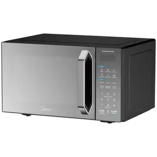 Midea Digital Microwave 25 Liter - 900 Watt Inverter With Grill - Black with Mirror Door - EG9P022MXB