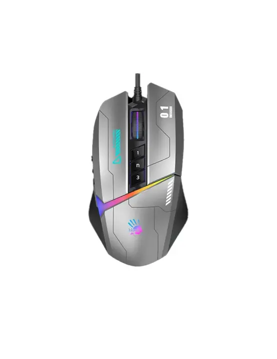 Bloody W60 MAX RGB Gaming Mouse Activated, Gun Grey
