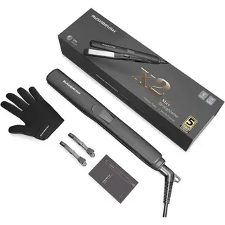 Rush Brush Hair Straightener Black, X2 Max