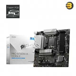 MSI PRO B760M-A DDR4 II - LGA 1700 DDR4 Micro-ATX Motherboard