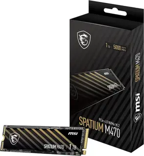 MSI Spatium M470 1TB PCIe 4.0 NVMe M.2 SSD