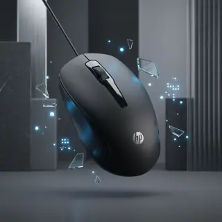 HP 150 USB Wired Mouse 240J6AA Original HP Product ماوس اتش بي سلكي اوريجينال