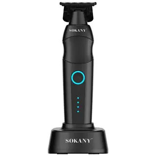 Sokany Shaver With USB Charging Base 5 Watt - Cordless - Black - SK16086