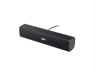 Kisonli Wired USB Computer Soundbar, Black - I-650