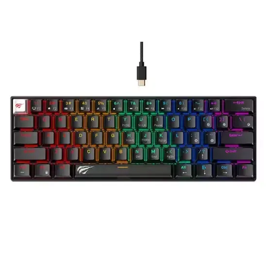 HAVIT KB903L RGB Backlit Mechanical Keyboard Black