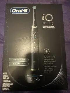 Oral-B iO Series 10 Rechargeable Electric Toothbrush - Cosmic Black
