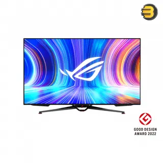 ASUS ROG Swift OLED PG48UQ 48 Inch Gaming Monitor, 138Hz Refresh Rate, 0.1ms Response Time, G-SYNC Compatible, 1.07M Colors, 2x Speakers, 2x HDMI, 1xDP, 4x USB 3.2 - Black - 90LM0840-B01970