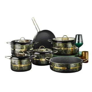 Brioni 10-Piece Granite Cookware Set